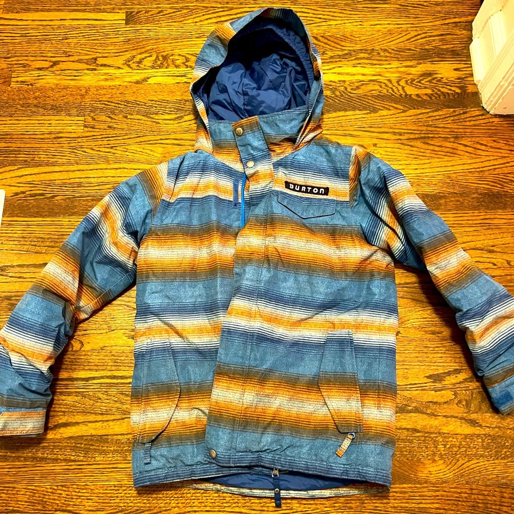 Burton Kids Jacket - Blue and Orange Stripes